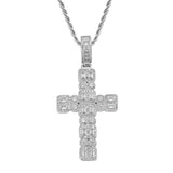 Zircon Circumference Mixed Inlaid Cross Pendant – Jewelry Gift Ideas — 4