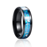 Heartbeat Metal Sheet Glue Drop Ring – Birthday Gifts — 2