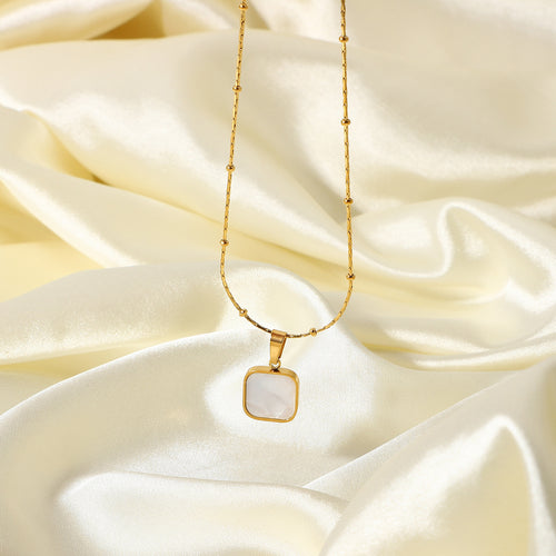 14K Gold Plated Stainless Steel Necklace Ladies – Jewelry Gift Ideas — 1