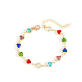Sweet Beaded Candy Color Heart Bracelet – Jewelry Gift Ideas — 11