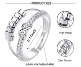 Women's Double Bow Spinning Ring – Gifts for Her — 2