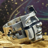 Retro Personality Split Mask Ring – Holiday Gift Ideas — 5