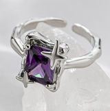 Star Square Zircon Fashion Ring – Stylish Gifts — 5