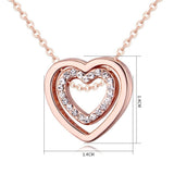 Simple Love Fashion Full Diamond Crystal Necklace – Jewelry Gift Ideas — 5
