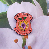 Feminist Vegan Brooch Stylish Adult Humor Gift – Jewelry Gift Ideas — 2