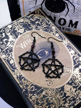 Large Five-pointed Star Ruby Earrings – Useful Gifts — 4