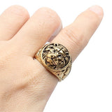 Domineering Lion's Head Ring Style Steel Titanium – Stylish Gifts — 12