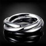 Creative Popular Glossy Three-ring Ring – Thoughtful Gifts — 4