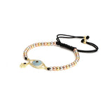 Brass Bead Micro-set Devil's Eye Bracelet – Jewelry Gift Ideas — 5