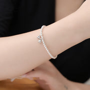 Women's Plain Chain Gold Bead Bracelet – Jewelry Gift Ideas — 4