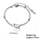 Cut Titanium Steel Double-layer Chain 26 Letters – Jewelry Gift Ideas — 13