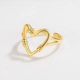 Sterling Silver Love Ring Personality Hollow Hong Kong – Stylish Gifts — 7
