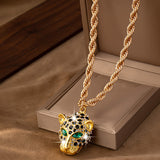 Personalized Trendy Party Diamond Cheetah Pendant – Jewelry Gift Ideas — 2