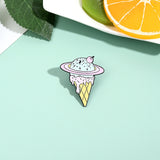 Creative Personality Ice Cream Cone Alloy Brooch – Jewelry Gift Ideas — 5