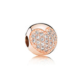 Sterling Silver DIY Bracelet Rose Gold Love Clip – Jewelry Gift Ideas — 4