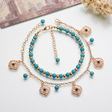 Women's Fashion Retro Anklet Two-piece Set – Stylish Gifts — 2