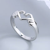 Women's Fashion And Simple Personality With Heart Ring – Stylish Gifts — 1