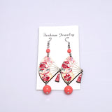 Hefeng Series Personalized Wood Fan Earrings – Birthday Gifts — 3