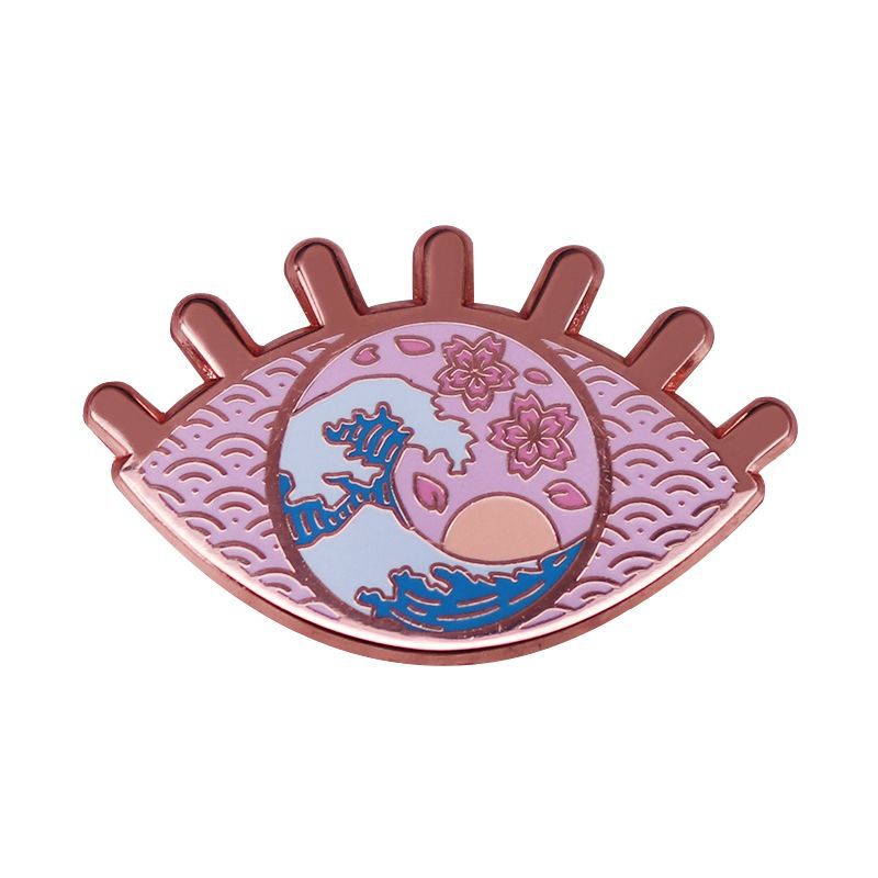 Beautiful Sunset Eye Brooch Kanagawa Surfing – Jewelry Gift Ideas — 1