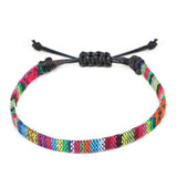 Boho Rainbow Anklet Hand Woven Love – Gifts for Couples — 19