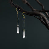 925 Sterling Silver Opal Drop Earrings – Stylish Gifts — 5