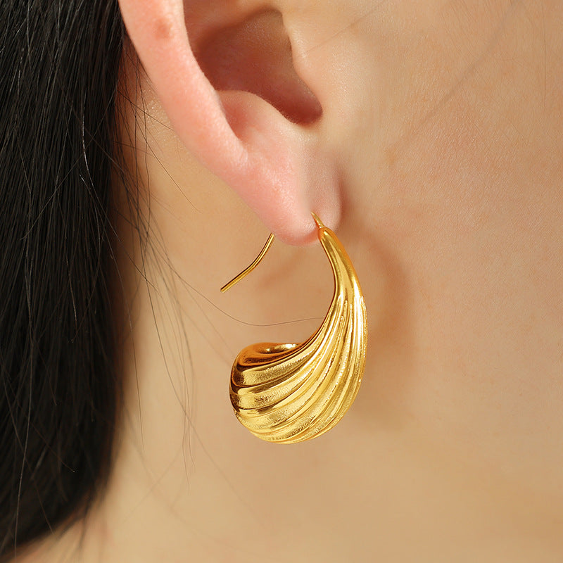 French Entry Lux Vintage 18K Gold Plating Geometric – Thoughtful Gifts — 1