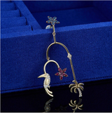 Tropical Forest Single Earrings Women in Sterling – Gifts for Her — 5