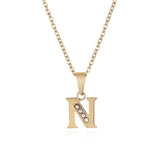 Diamond Necklace With English Letters – Jewelry Gift Ideas — 12