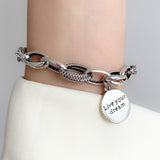 Adjustable Bracelet Female Letters Love Heart – Jewelry Gift Ideas — 4