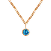 Stainless Steel Necklace With Diamond Birthstone – Jewelry Gift Ideas — 10