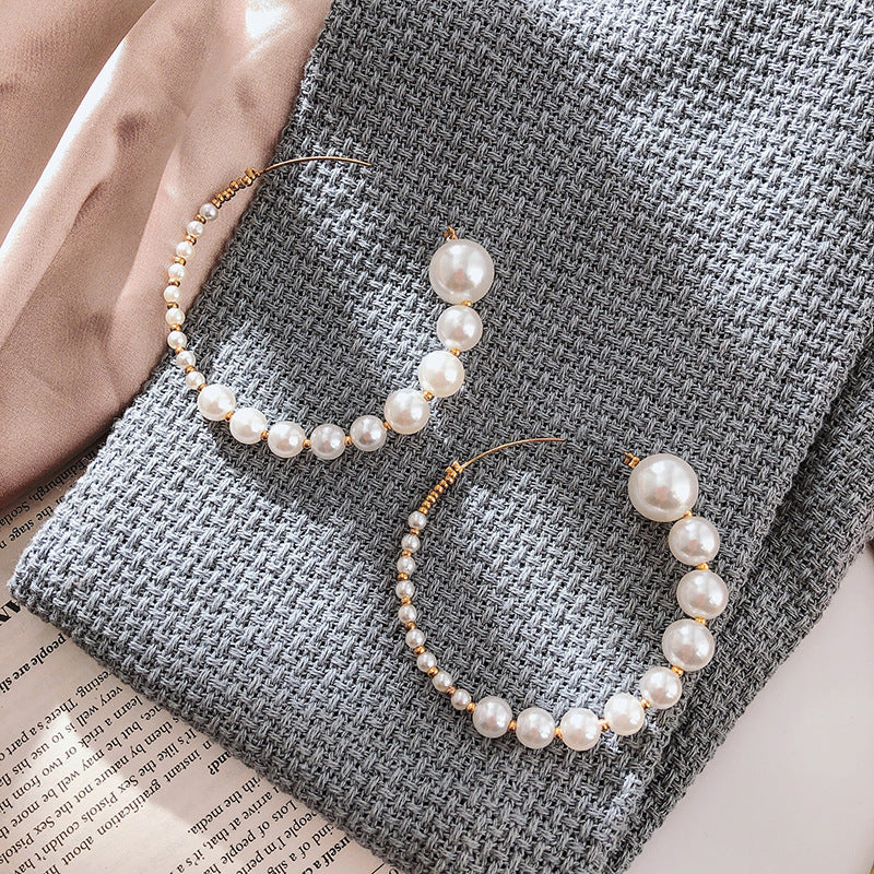 South Korea Dongdaemun Fashion Pearl C- Shaped – Stylish Gifts — 1