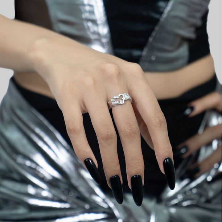 Korean Style Butterfly Ring Sterling Silver S925 – Stylish Gifts — 1