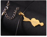 Cute Heart Couple Necklace With One Arrow LOVEYOU – Jewelry Gift Ideas — 2