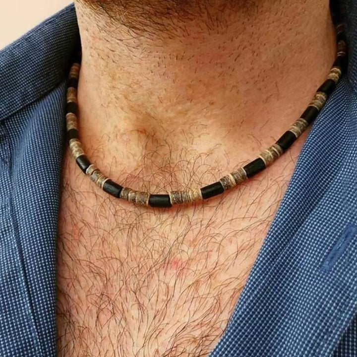 Men's Bohemian Style Simple Wood Piece Coconut – Jewelry Gift Ideas — 1