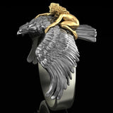 Flying Golden Girl Ring Fashion Creative Ring – Stylish Gifts — 6