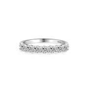 Women's Fashion Casual Sterling Silver Color Row – Stylish Gifts — 9