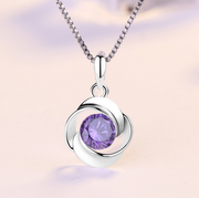 Fashion zircon necklace female rose pendant – Jewelry Gift Ideas — 1