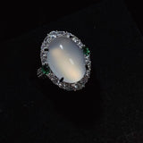 Green Agate Jade Women's Ring – Gifts for Her — 18