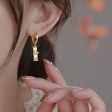 Minimalist Cat Eye Stone Bamboo Joint Vintage – Cat Lover Gifts — 2