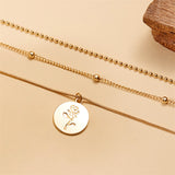 Women's Multi-layer Necklace Simple Rose Brand – Jewelry Gift Ideas — 4