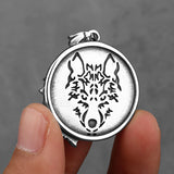 Men's Vintage Double Sided Wolf Head Titanium – Jewelry Gift Ideas — 9