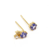S925 Sterling Silver Gilded Tanzanian Earrings – Surprise Gifts — 2