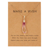 Dolphin Natural Stone Paper Card Necklace – Jewelry Gift Ideas — 14