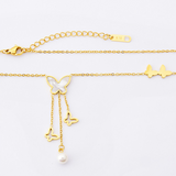 Double-layer Necklace Smooth Tassel Pendant – Jewelry Gift Ideas — 5