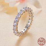 Paired Diamond Shining Mosonite Ring – Surprise Gifts — 4