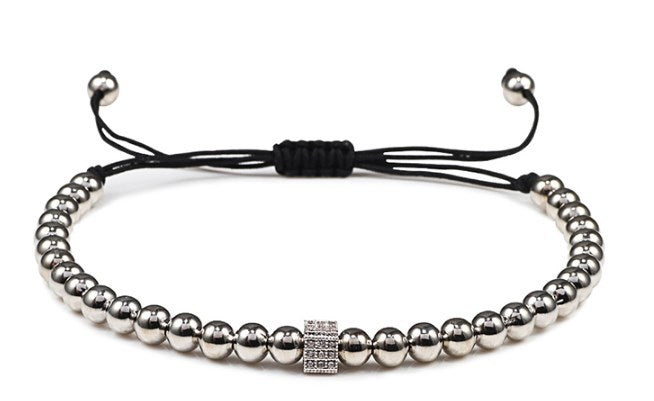 Beaded Bracelet Micropaved Zircon Color – Jewelry Gift Ideas — 1