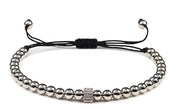 Beaded Bracelet Micropaved Zircon Color – Jewelry Gift Ideas — 1