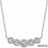 Elegant Beating Heart Five Round Pendant Necklace – Jewelry Gift Ideas — 5