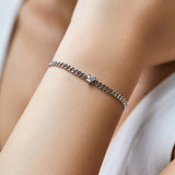 Fashion Single Diamond Heart Bracelet Women – Stylish Gifts — 1