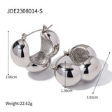 Fashion 18K Gold Stainless Steel Three Hemisphere – Stylish Gifts — 12